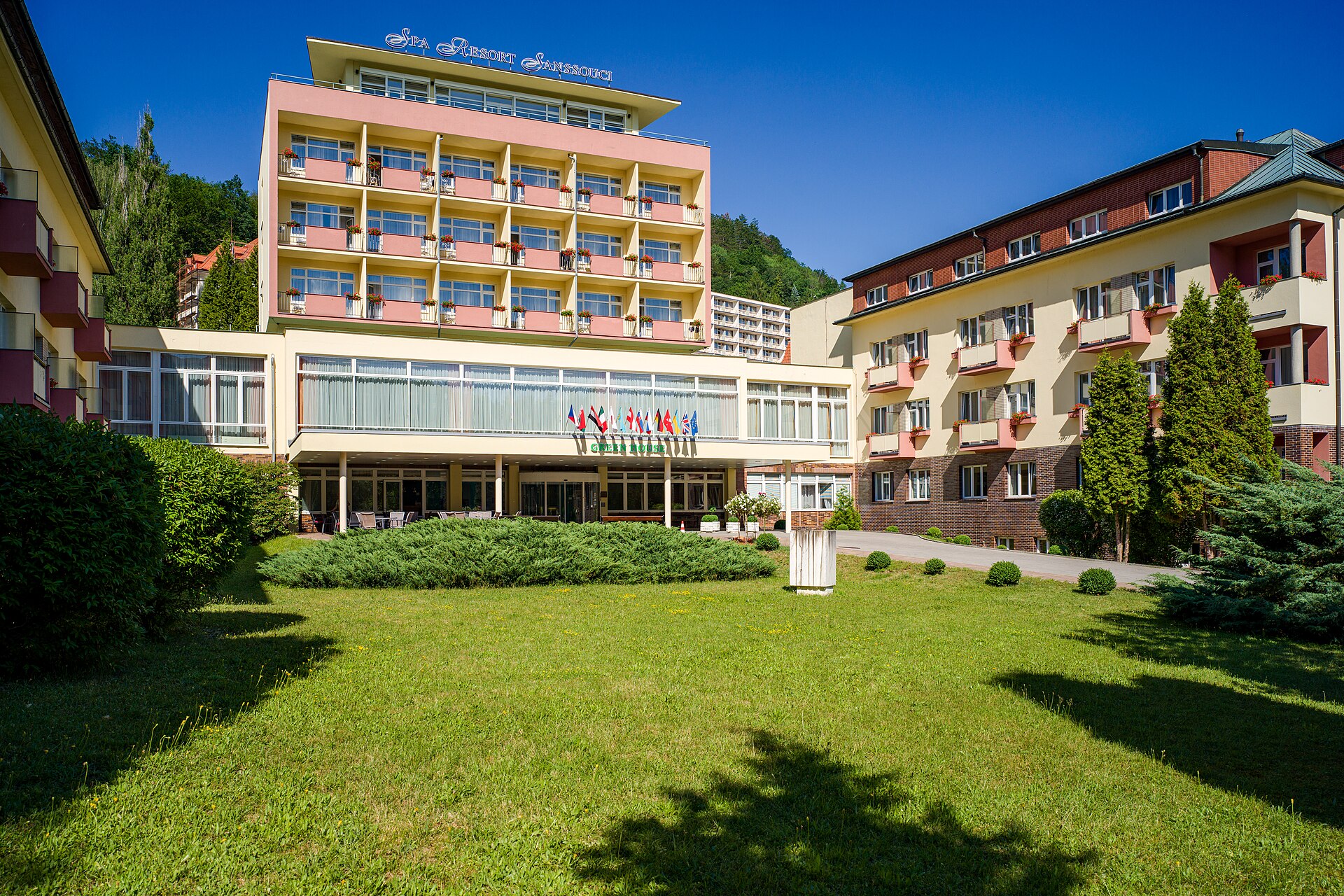 Spa Resort Sanssouci: внешний вид курортного комплекса.